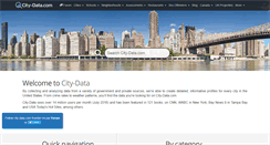 Desktop Screenshot of city-data.com